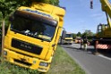 LKW in Boeschung A 3 Rich Frankfurt Hoehe Roesrath Lohmar P063